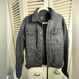 Joe’s Jeans Black Demin Jacket Vintage Look